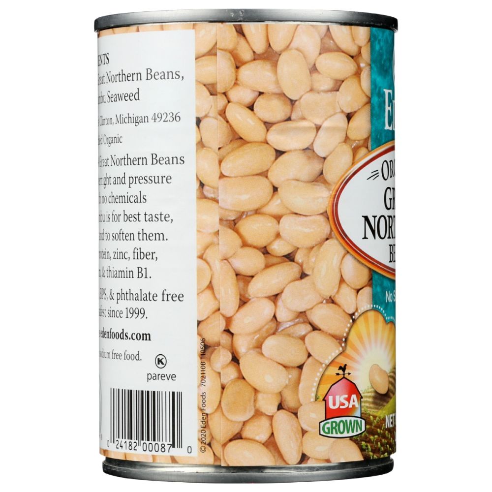 EDEN FOODS: Great Northern Beans Organic, 15 oz