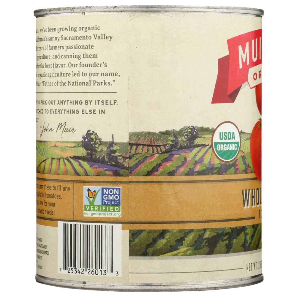 MUIR GLEN: Whole Peeled Tomatoes, 28 oz