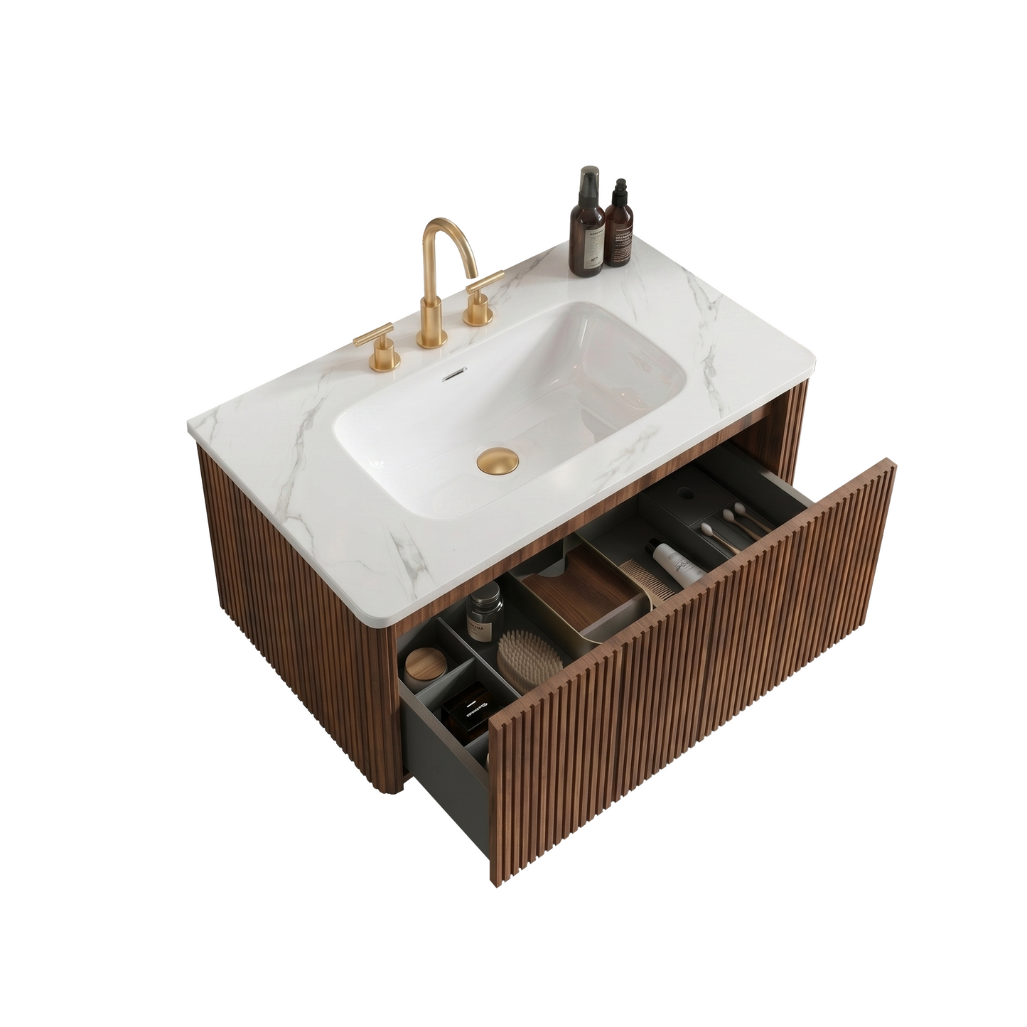 Etna 36" Striped Bathroom Vanity
