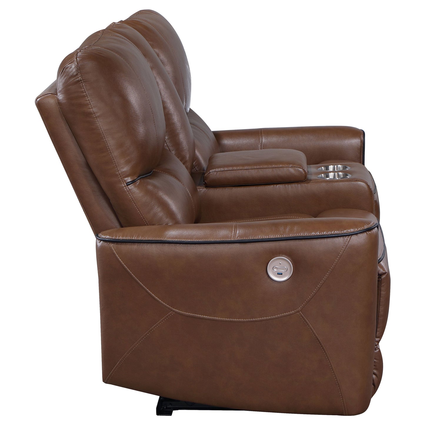 Denson Saddle Power Reclining Loveseat
