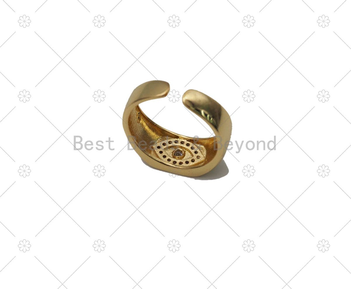 CZ Evil Eye Ring, Sku#LK575