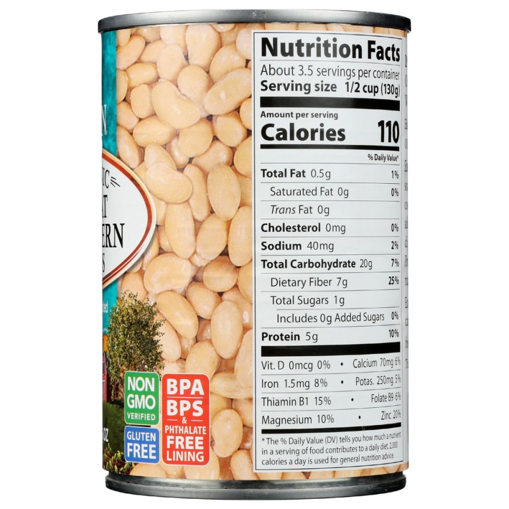 EDEN FOODS: Great Northern Beans Organic, 15 oz