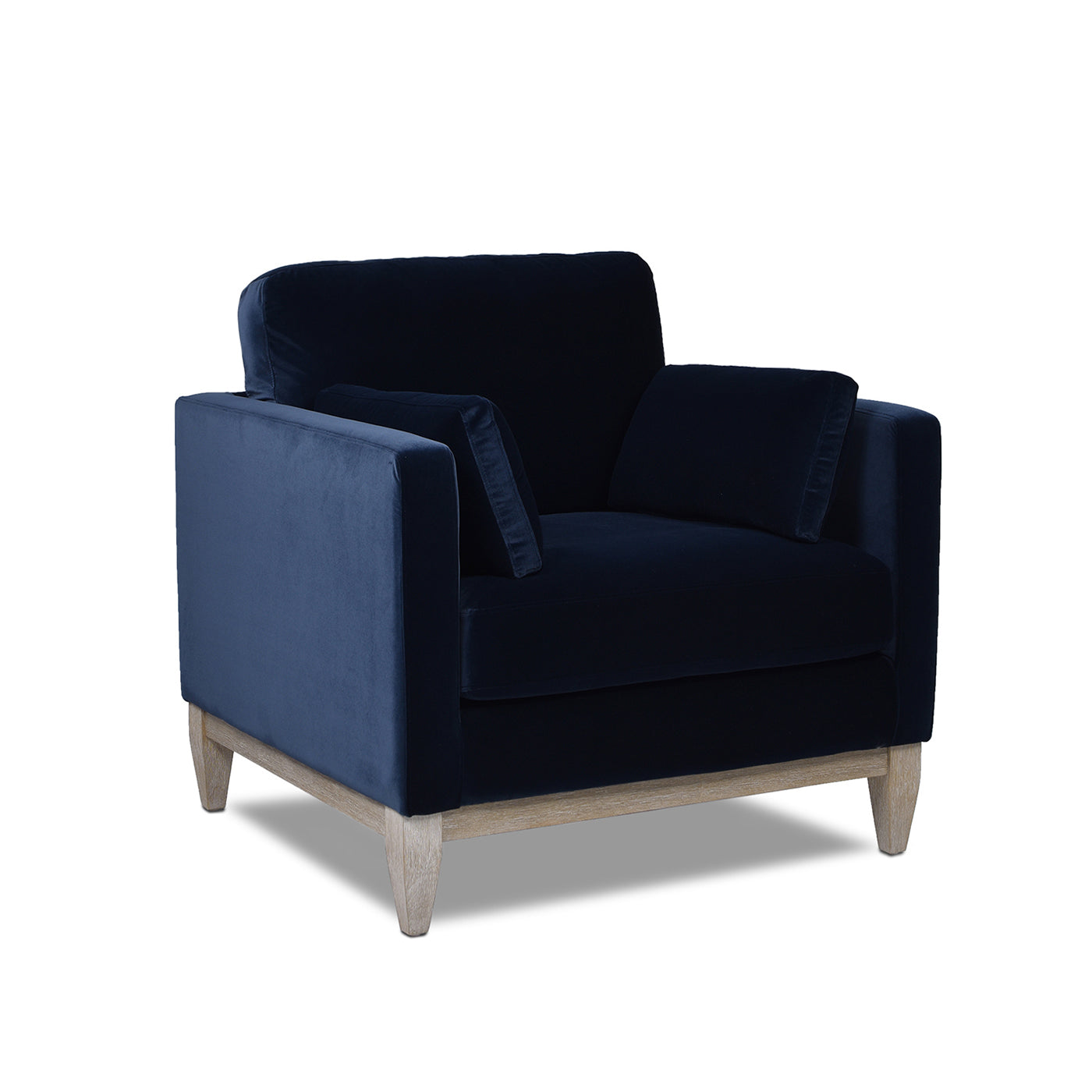 Knox 36" Modern Farmhouse Arm Chair, Dark