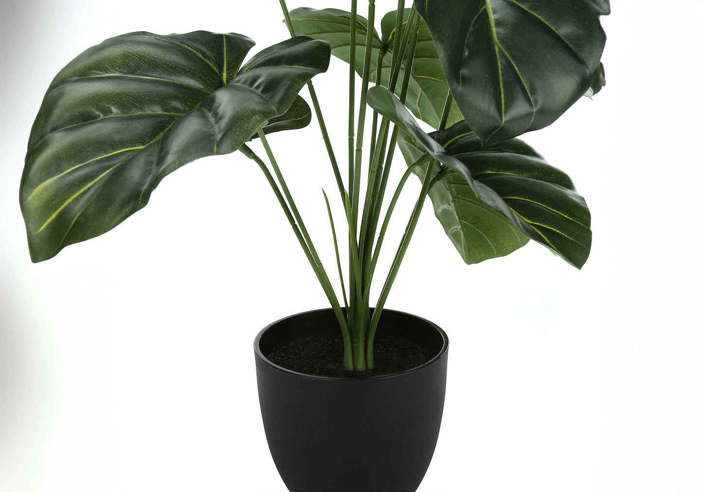Artificial Alocasia Plant - 24" Tall Indoor Faux Greenery