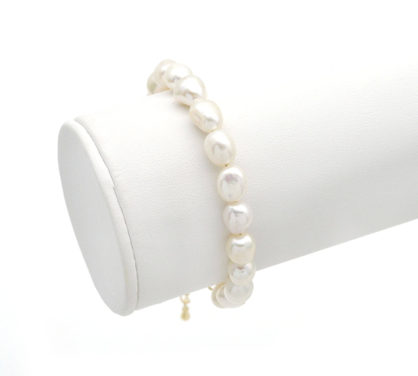 Freshwater Pearl Choker Necklace and Bracelet, Sku#EF250