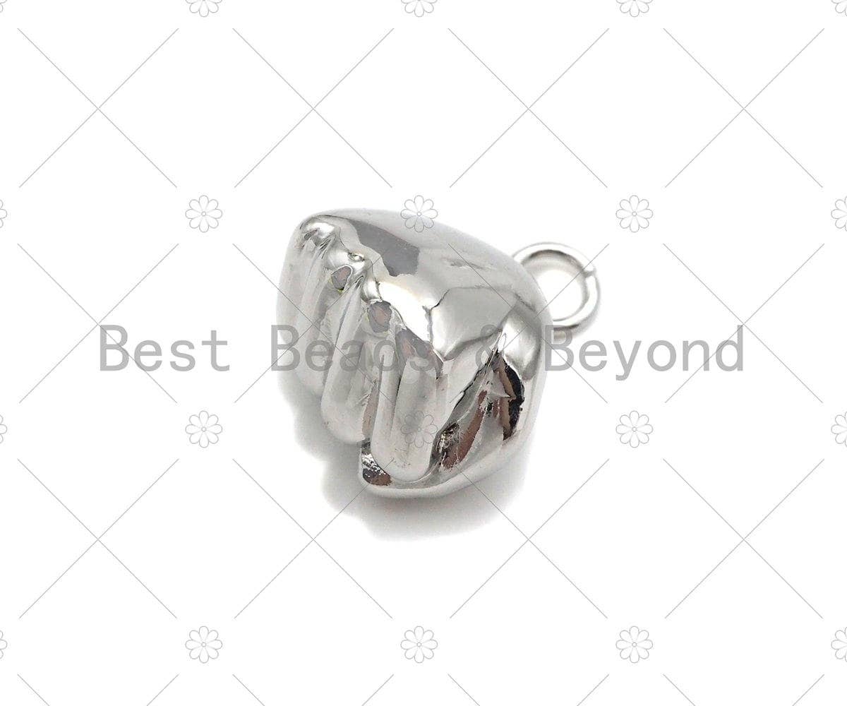 Power Fist Shape Pendant/Charm,Power Fist Charm, Sku#L429