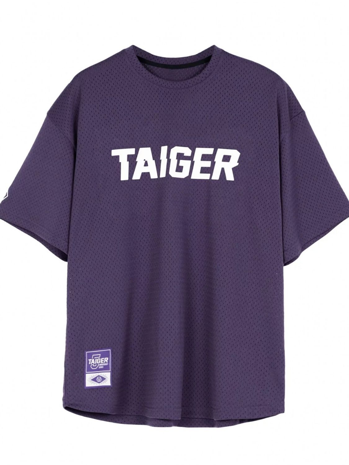 Men's Plus Size Letter Graphic Round Neck Half Sleeve T-Shirt