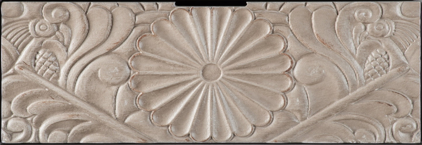 Hand-Carved Accent Cabinet