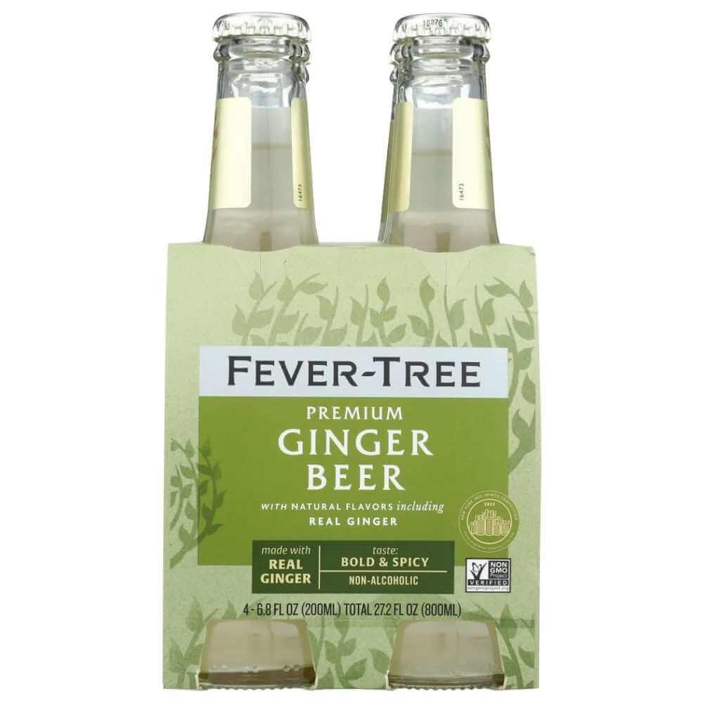 FEVER TREE: Premium Ginger Beer 4Pk, 27.2 fo