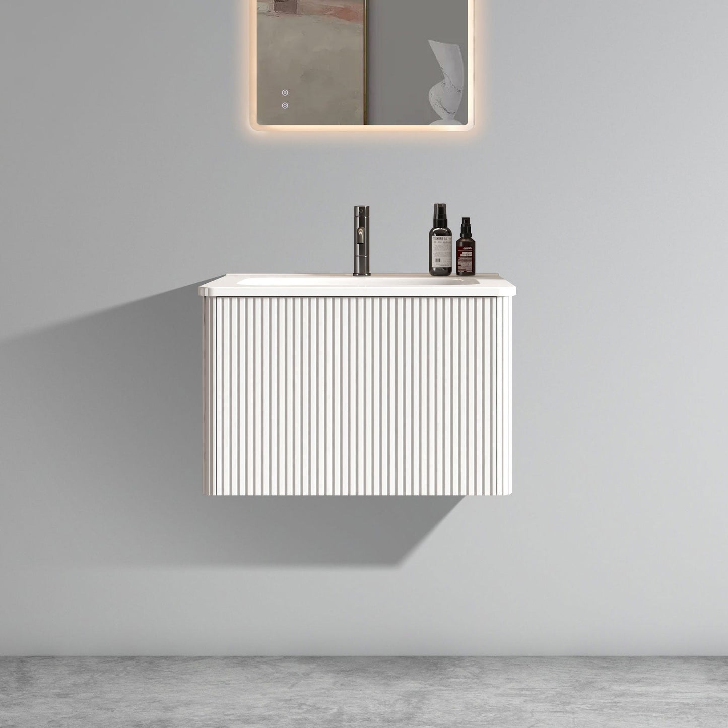 Etna 24" Striped Soft Bathroom Vanity