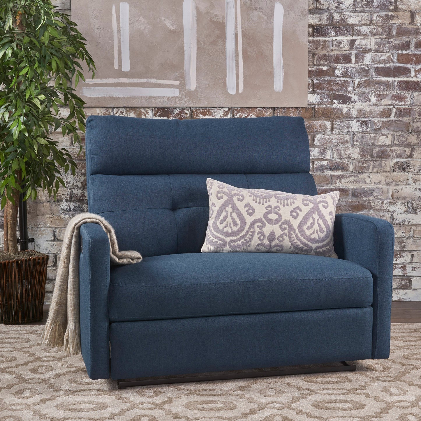Reclining Loveseat, Leather Double Recliner Sofa