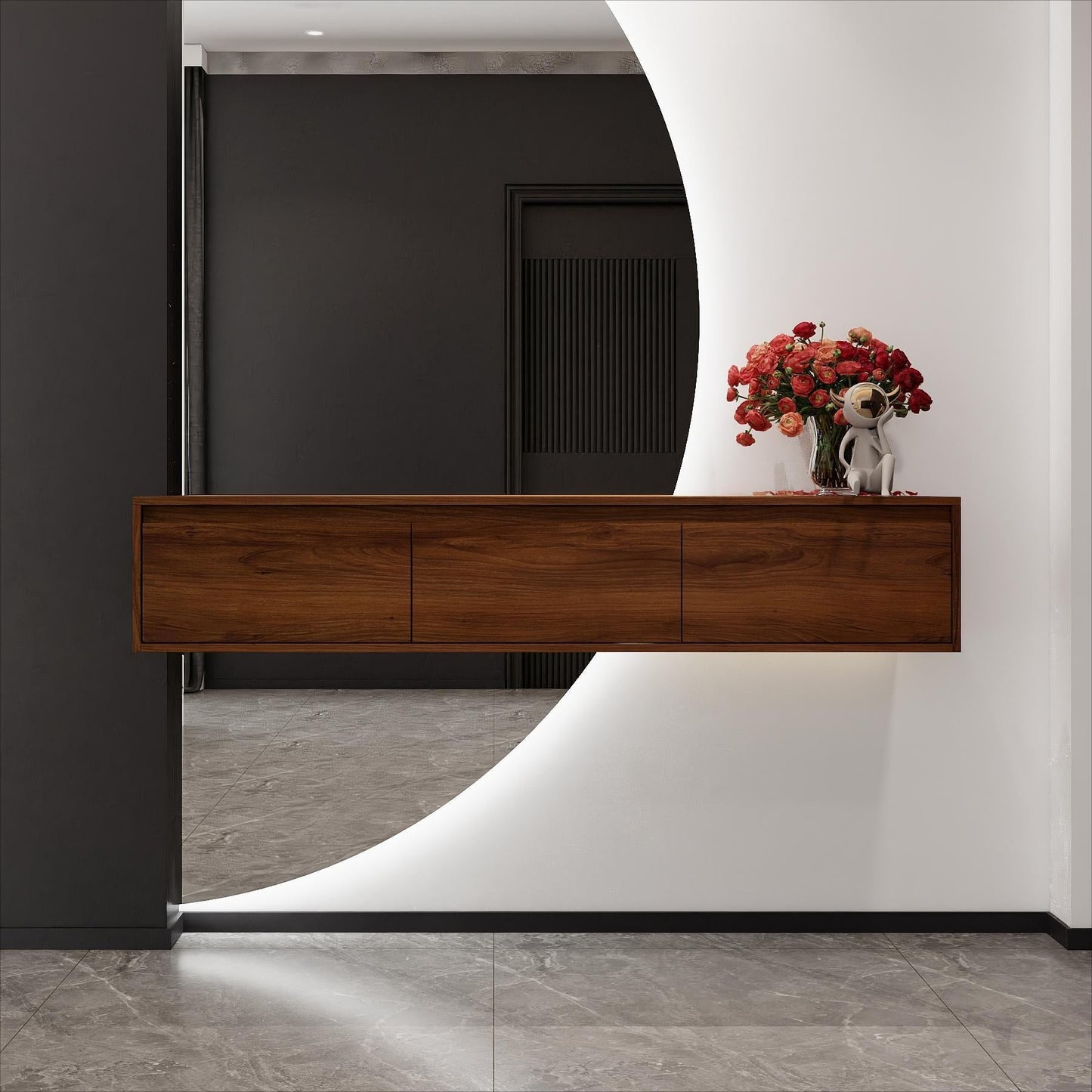 60" Bathroom Cabinet with Soft Close Drawer