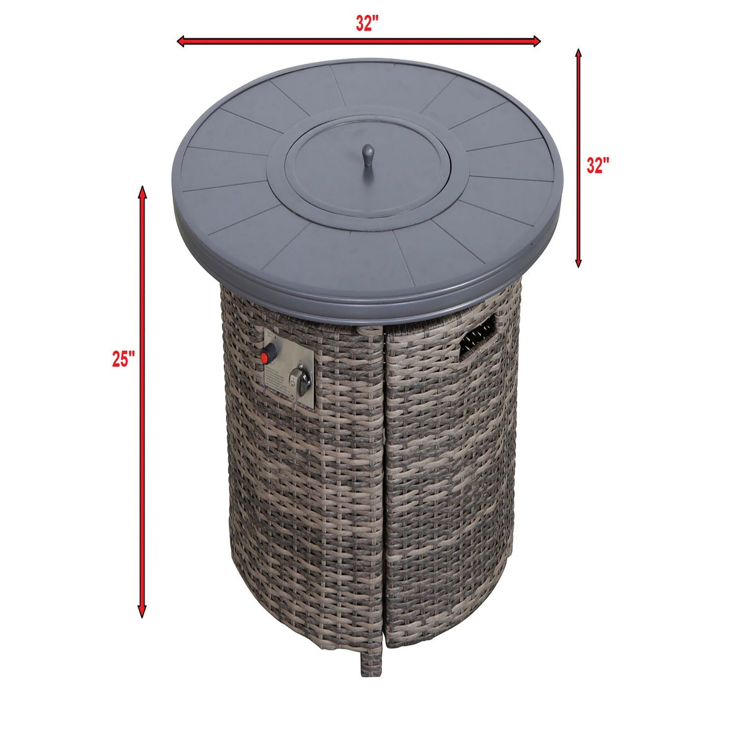 Outdoor Fire Pit Table With Lid