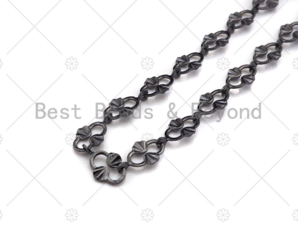 High Quality Hand Made Thin Fancy Oval link Chain, 18K Real Gold Plated Chain, Wholesale bulk Chain, 6.5x11mm,sku#M316
