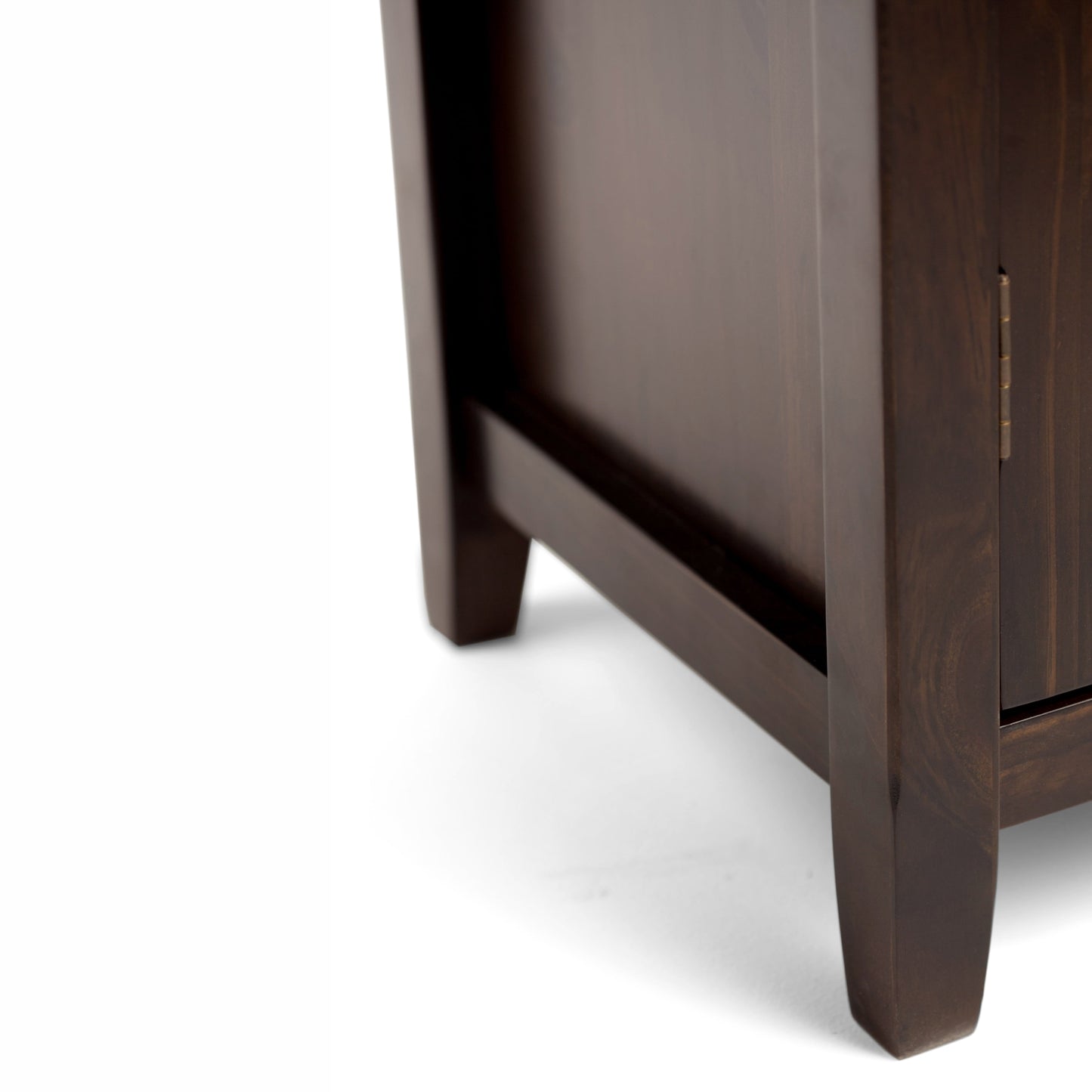 Burlington 40 Inch Wide Solid Wood Medium Storage Cabinet in Mahogany