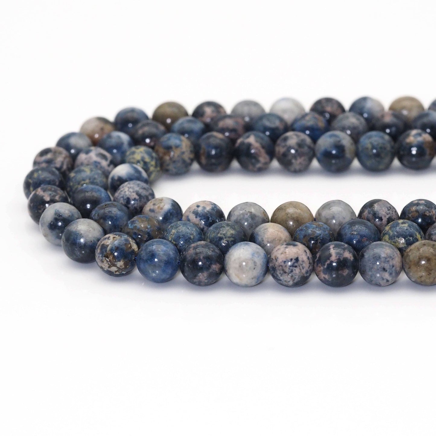 Genuine Blue Spinel, 6mm/8mm/10mm Round Smooth Beads, Sku#U1611