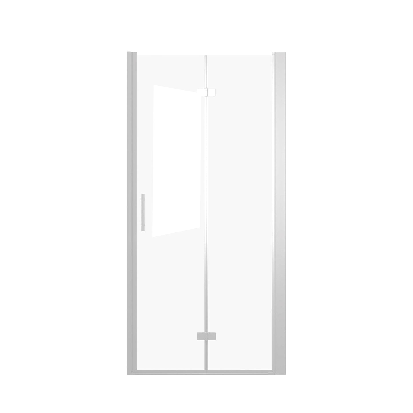 29-28"x 72" Bifold Shower Door, 1/4" Tempered Glass