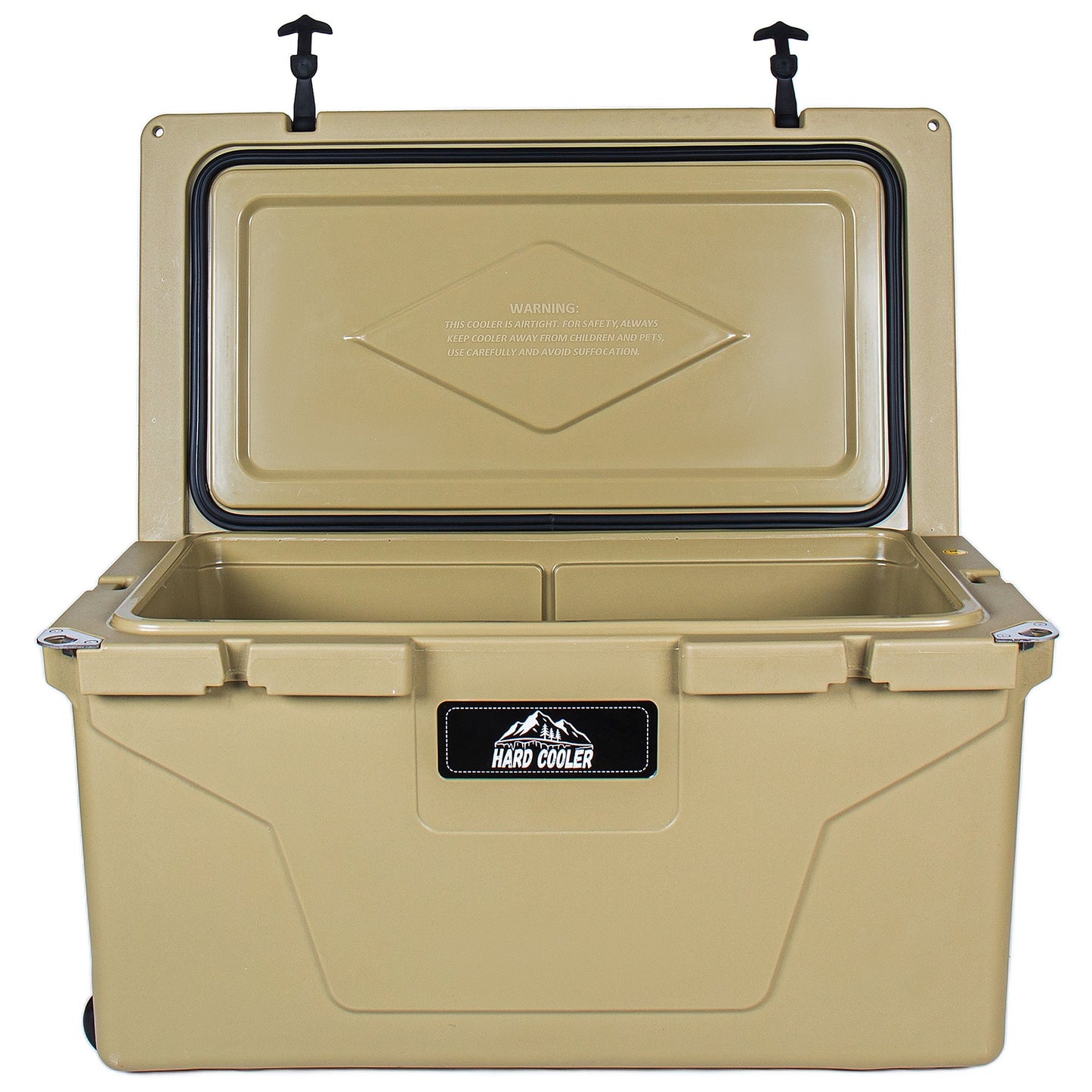 85 Quart Khaki Cooler – Bear-Resistant Rotomolded Ice Chest