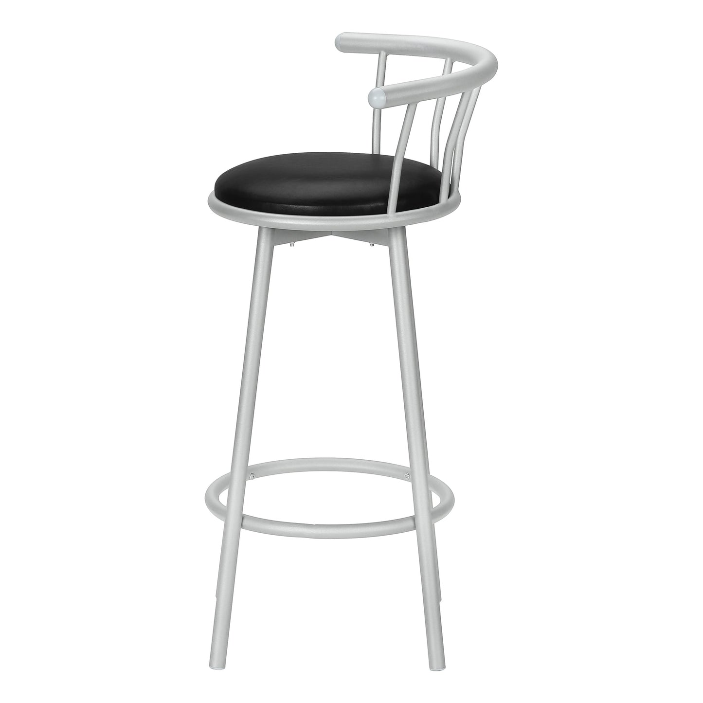 Barstool, Set Of 2, Swivel, Bar Height