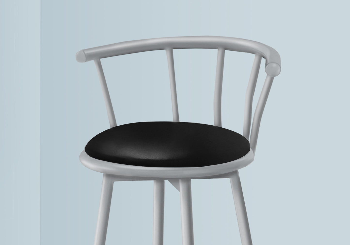 Barstool, Set Of 2, Swivel, Bar Height