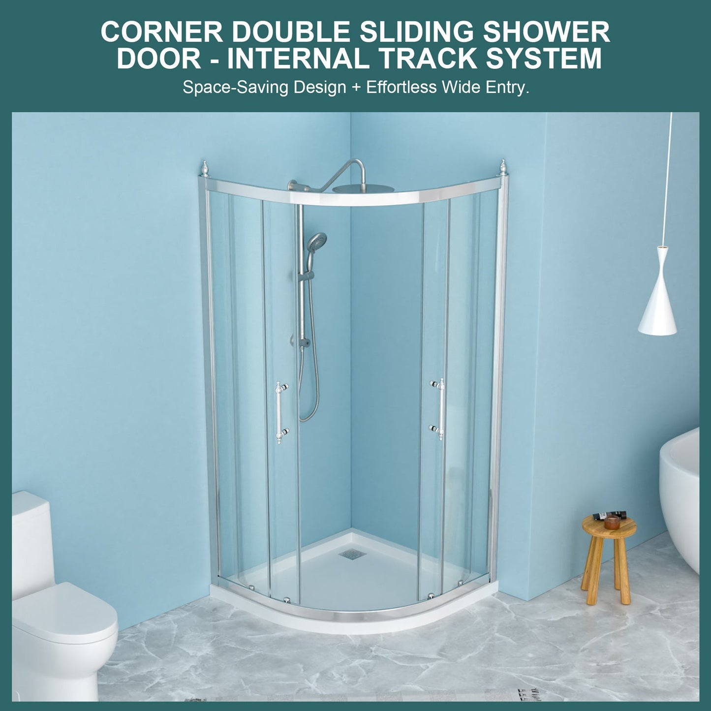 Framed Tub Shower Enclosure 36" x 72"
