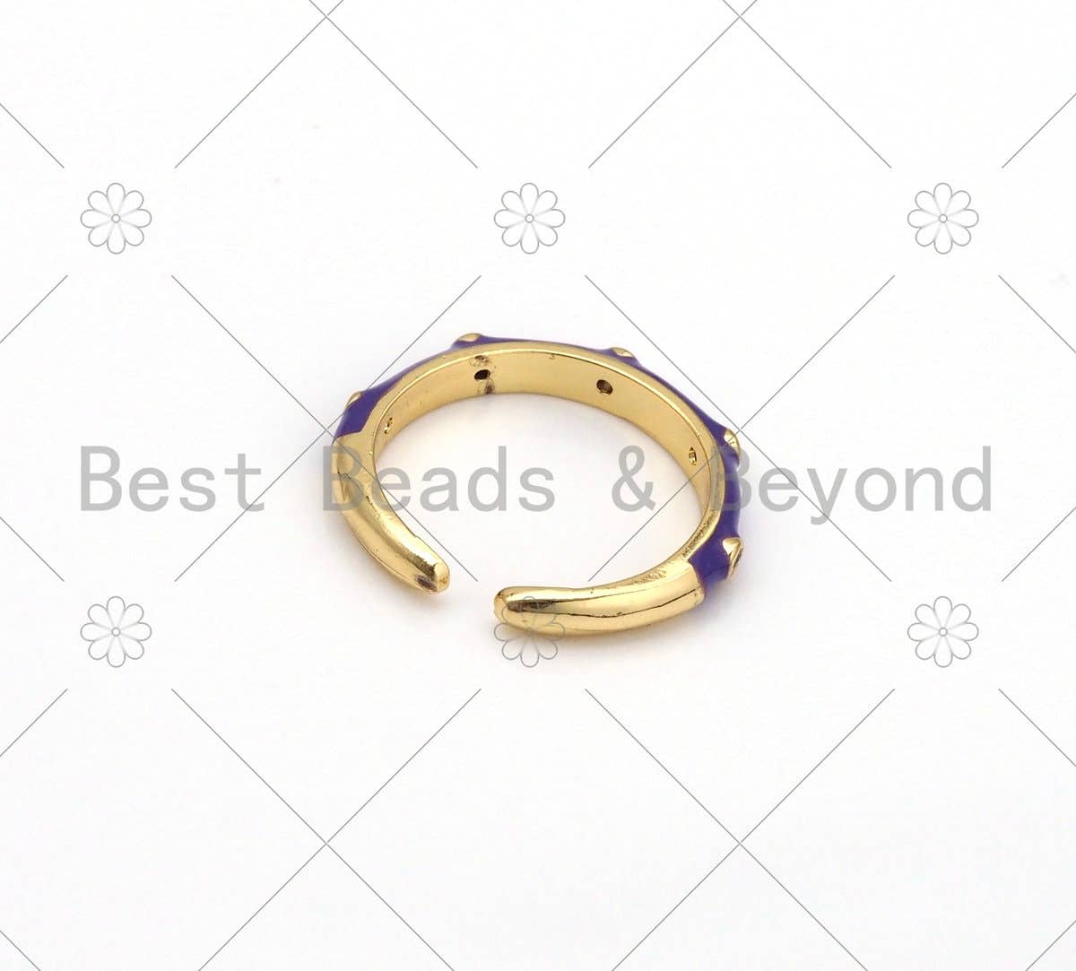 Colorful Enamel Round Stackable Ring, SKU#X264