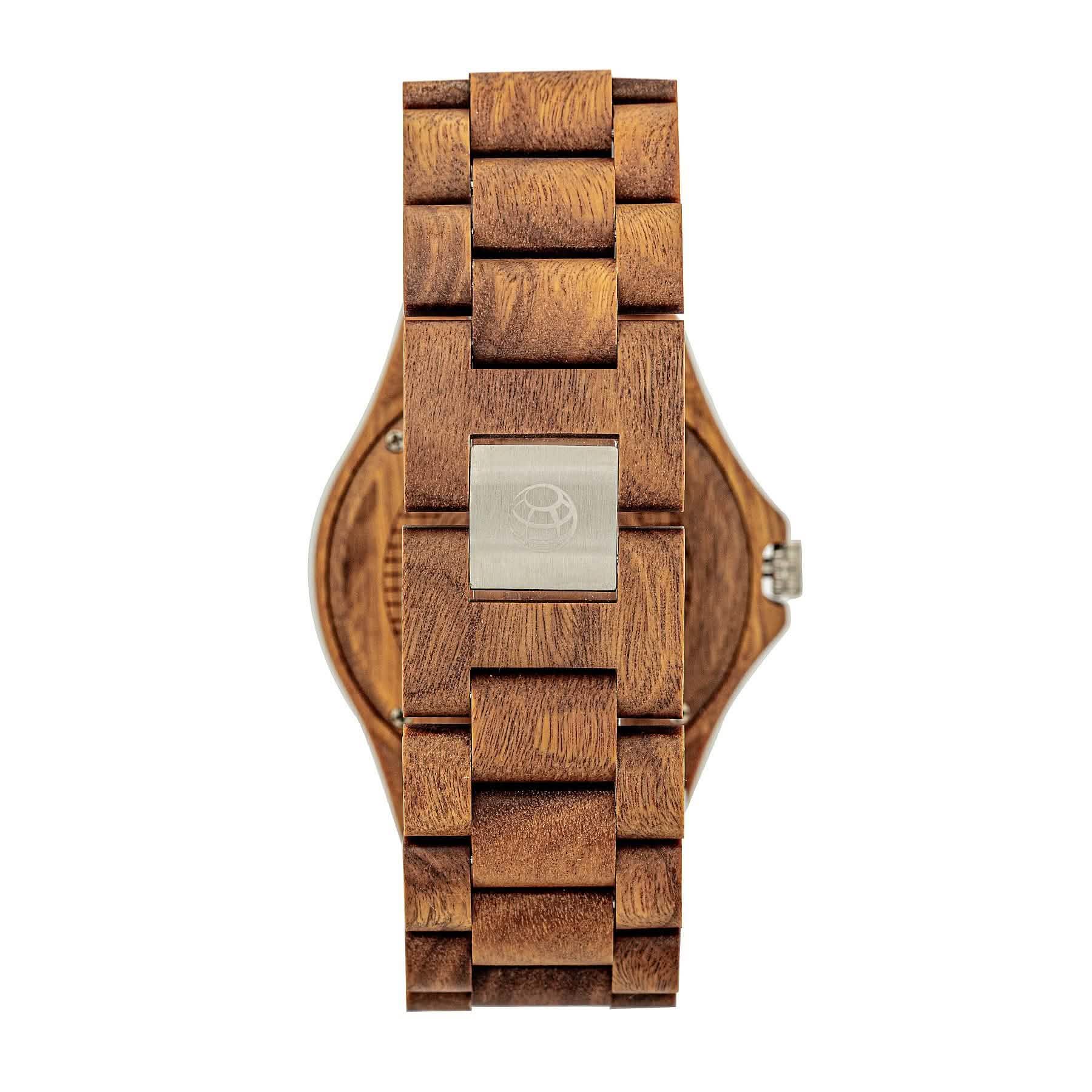 Earth Wood Centurionクォーツエコフレンドリーブレスレットウォッチ