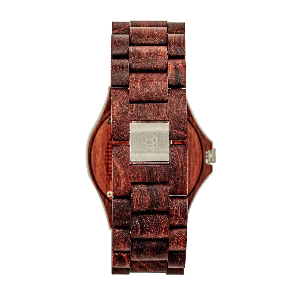 Earth Wood Centurionクォーツエコフレンドリーブレスレットウォッチ