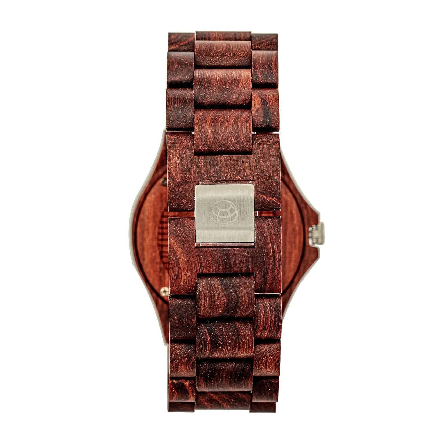 Earth Wood Centurionクォーツエコフレンドリーブレスレットウォッチ
