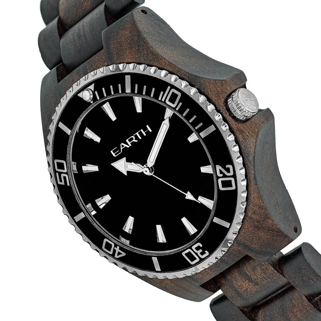 Earth Wood Centurionクォーツエコフレンドリーブレスレットウォッチ