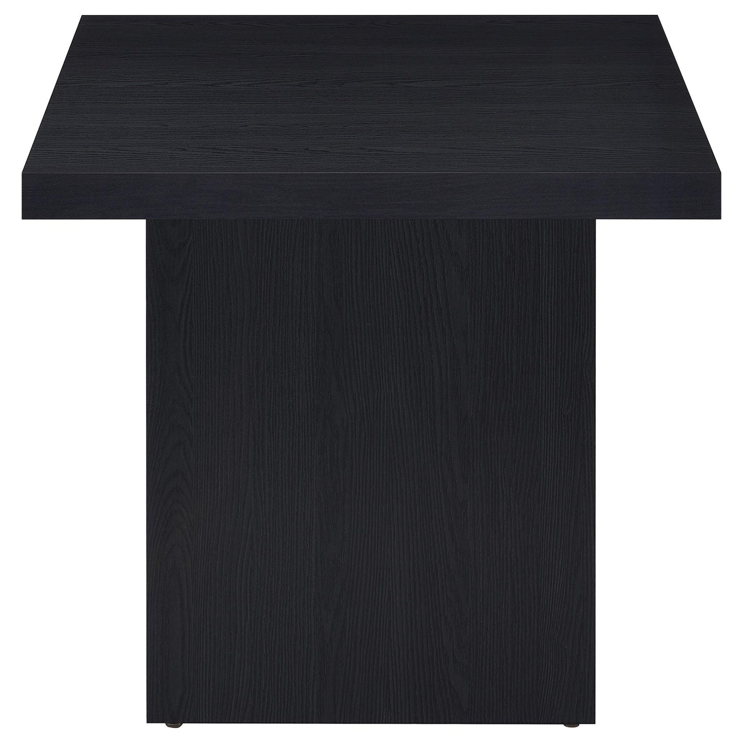 Devar 3-piece Square Cocktail Coffee End Table Set Black