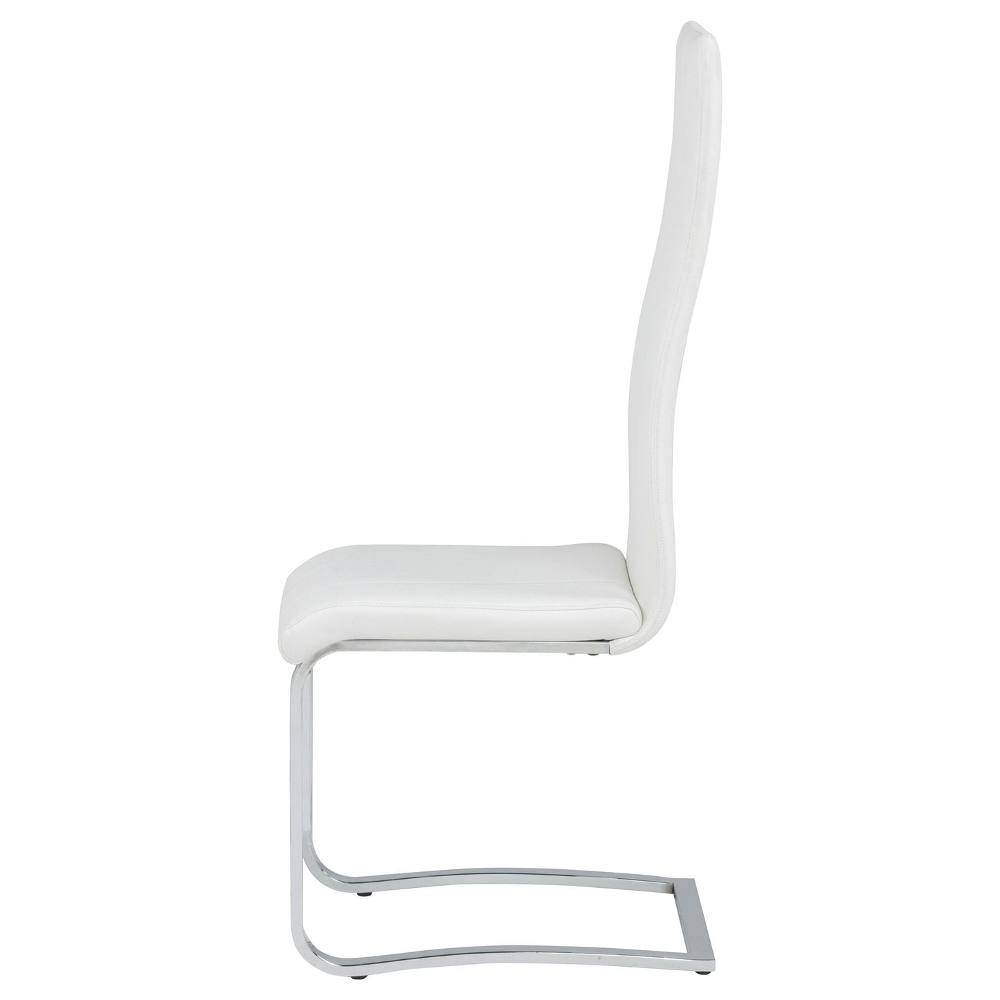 Montclair Upholstered Dining Side Chair White (Set of 4)