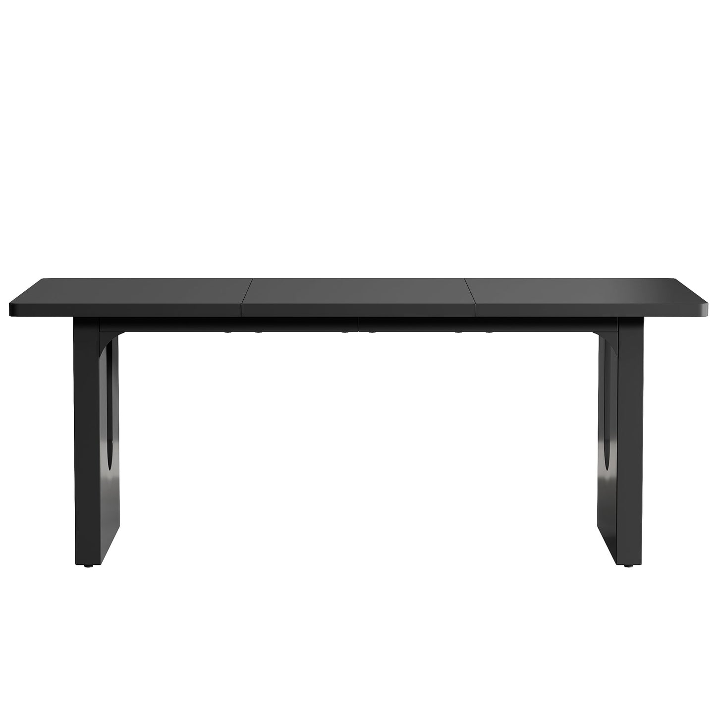 71" Modern Black Dining Table