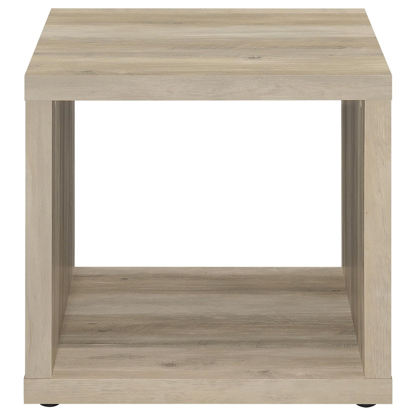 Frisco 2-piece Coffee and End Table Set Distressed Pine