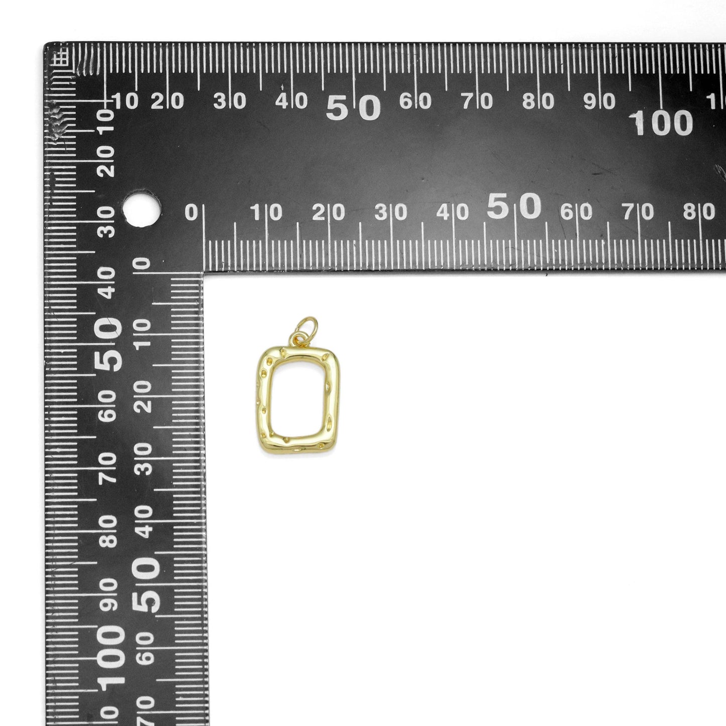 Rectangle Frame Charm Pendant, Sku#Y951