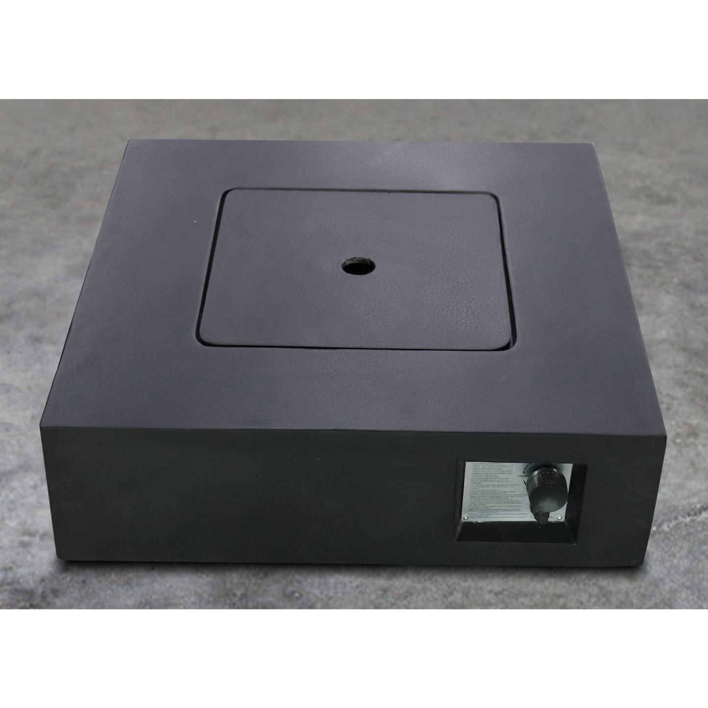 Fiber Reinforced Concrete Propane Gas Fire Pit Table