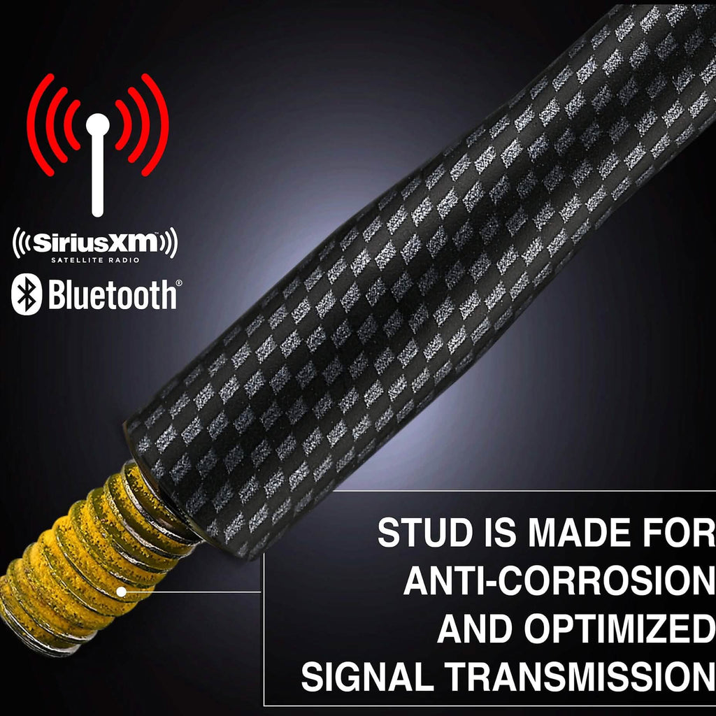 Antenne EcoAuto compatible avec Ford F150 F250 F350 Super Duty, Bronco, Raptor et Dodge RAM Truck Antenne Courte