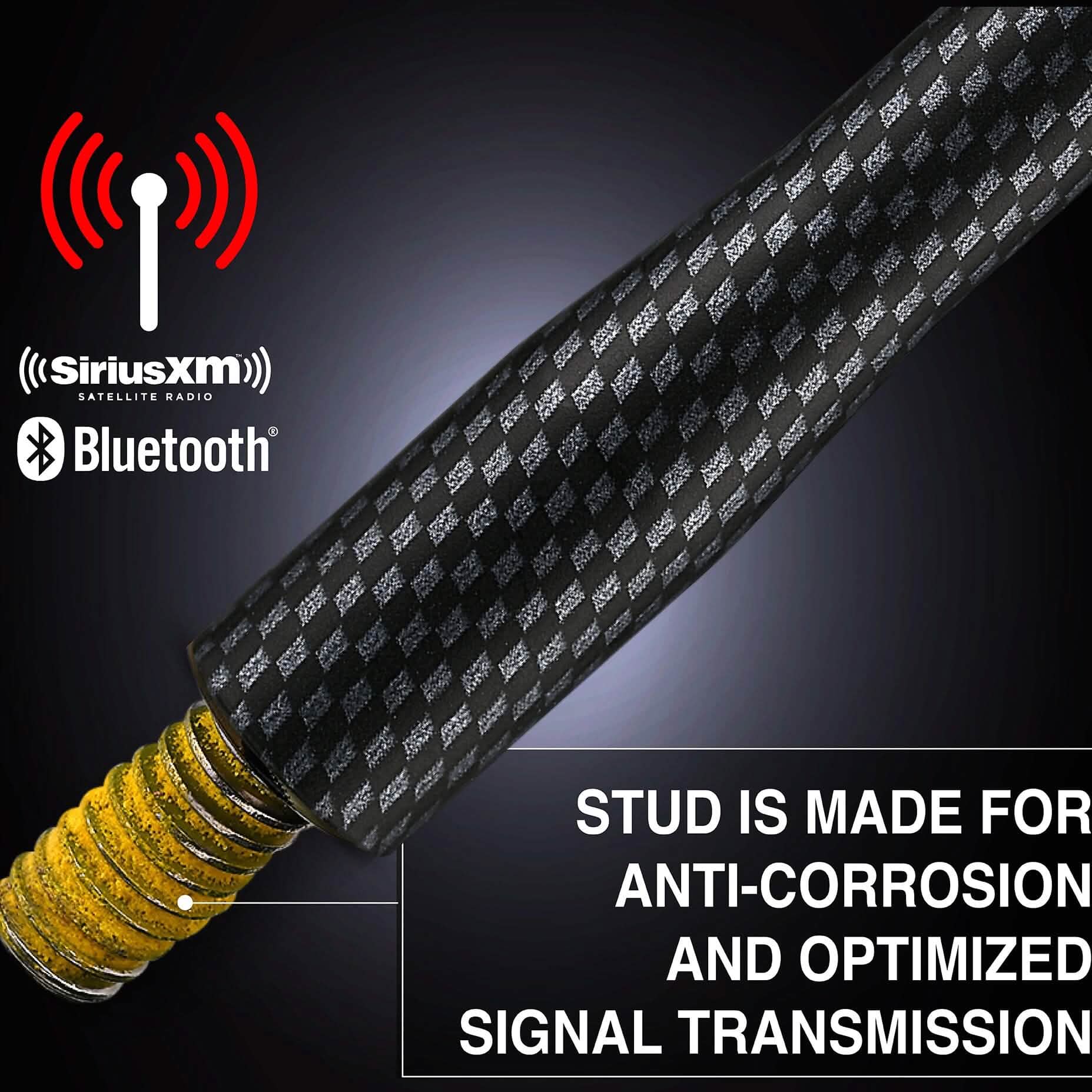 Antenne EcoAuto compatible avec Ford F150 F250 F350 Super Duty, Bronco, Raptor et Dodge RAM Truck Antenne Courte