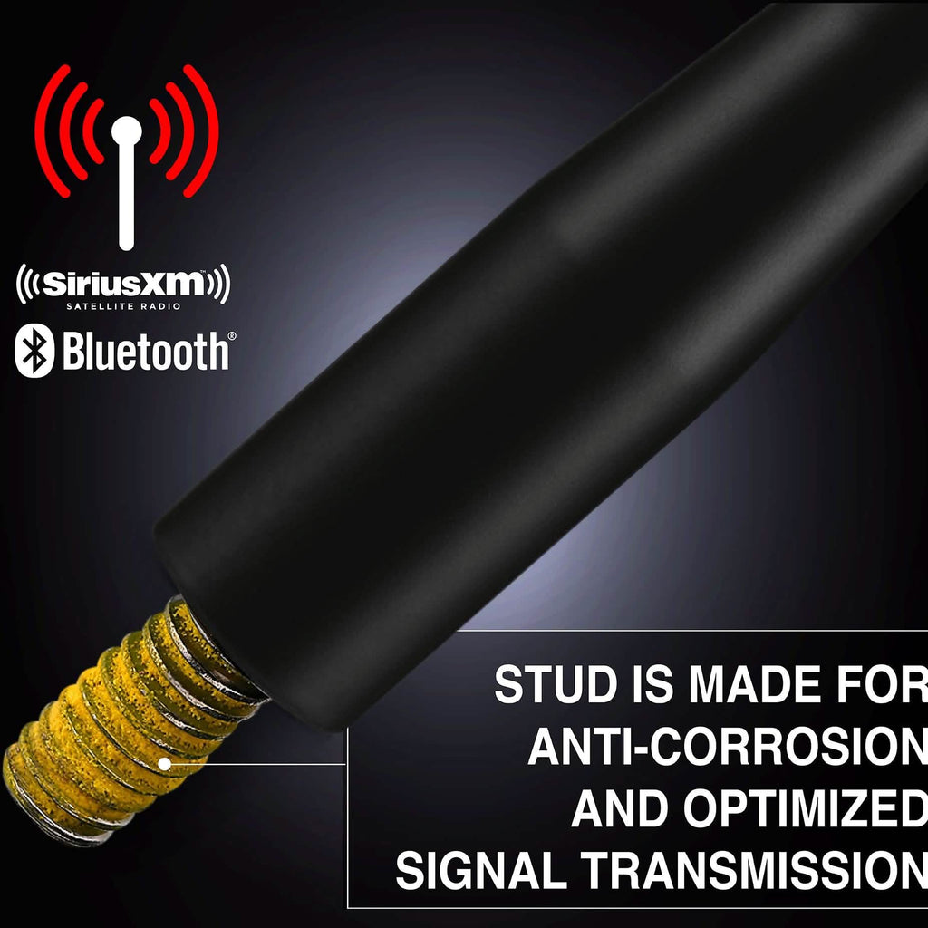 Antenne EcoAuto compatible avec Ford F150 F250 F350 Super Duty, Bronco, Raptor et Dodge RAM Truck Antenne Courte