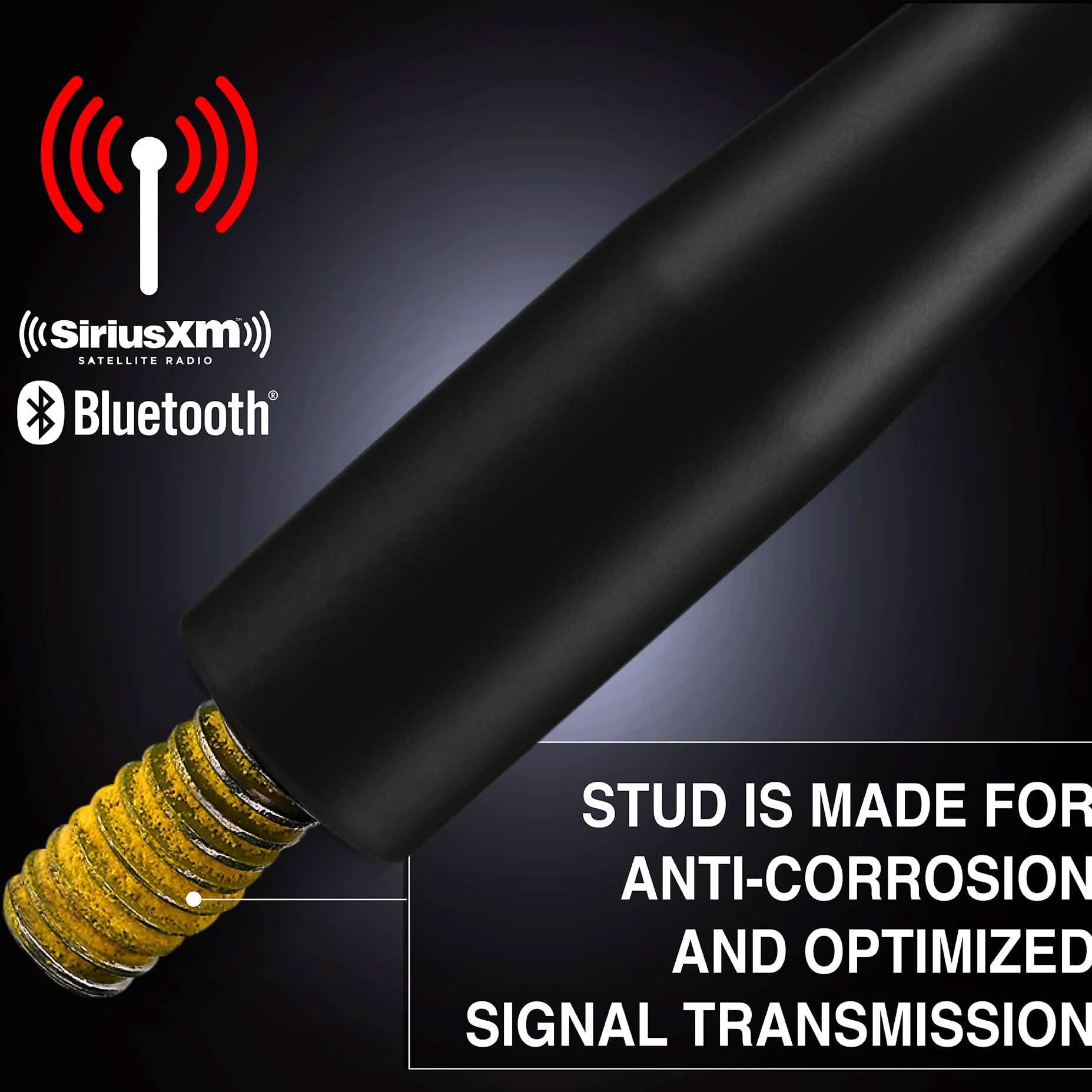 Antenne EcoAuto compatible avec Ford F150 F250 F350 Super Duty, Bronco, Raptor et Dodge RAM Truck Antenne Courte