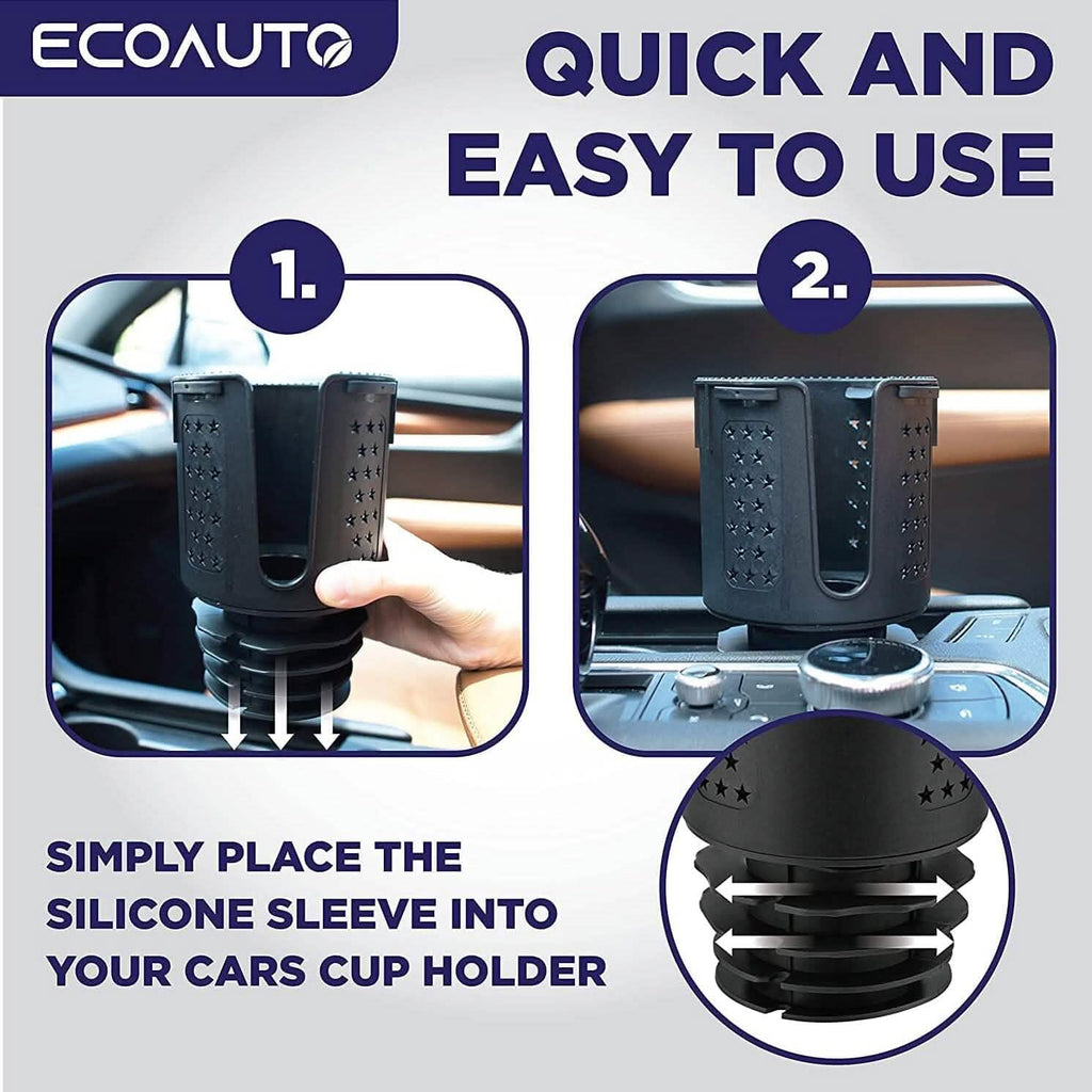 EcoAuto Cup Holder Expander for Car