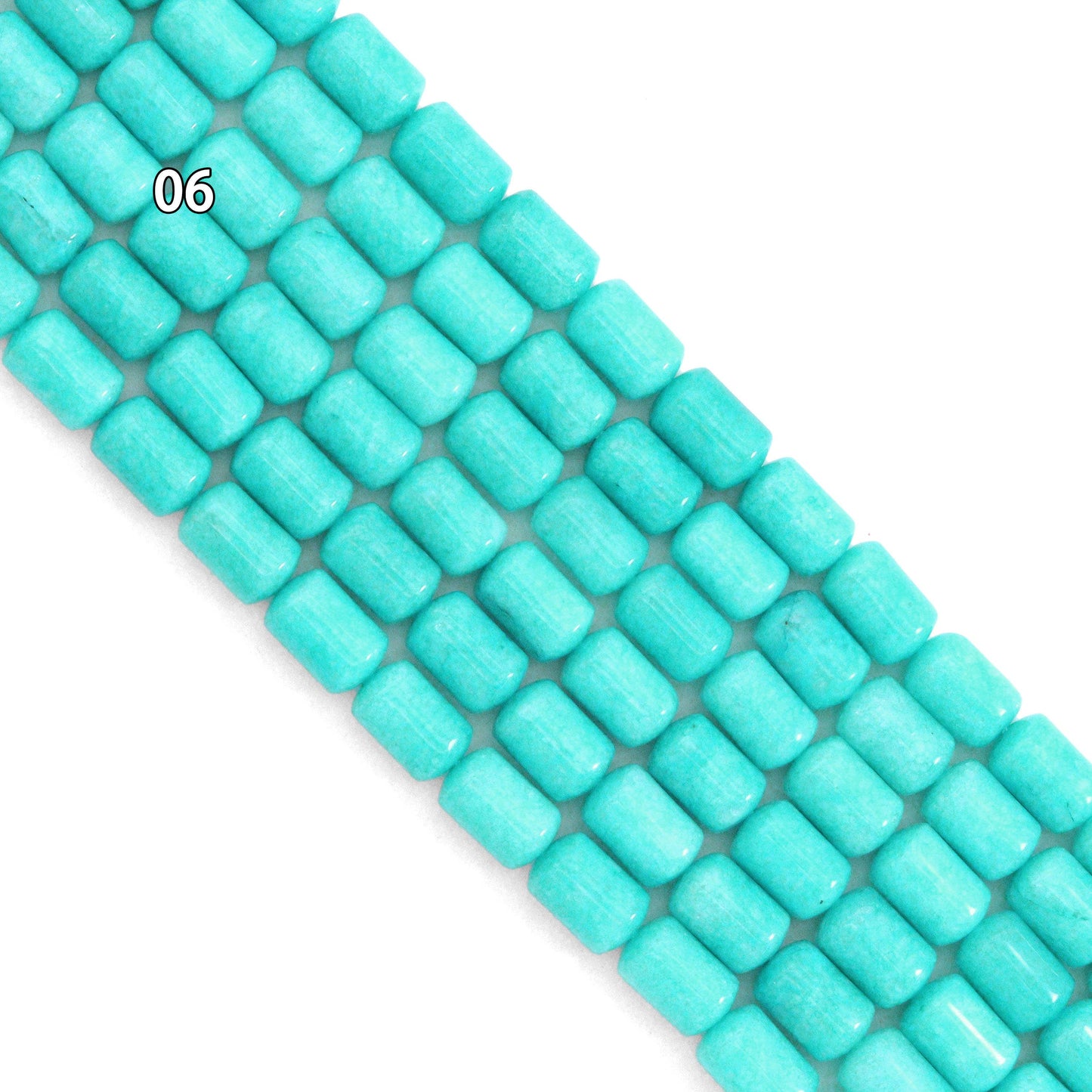 8x12mm Smooth Tube Jade Beads, Sku#U2131
