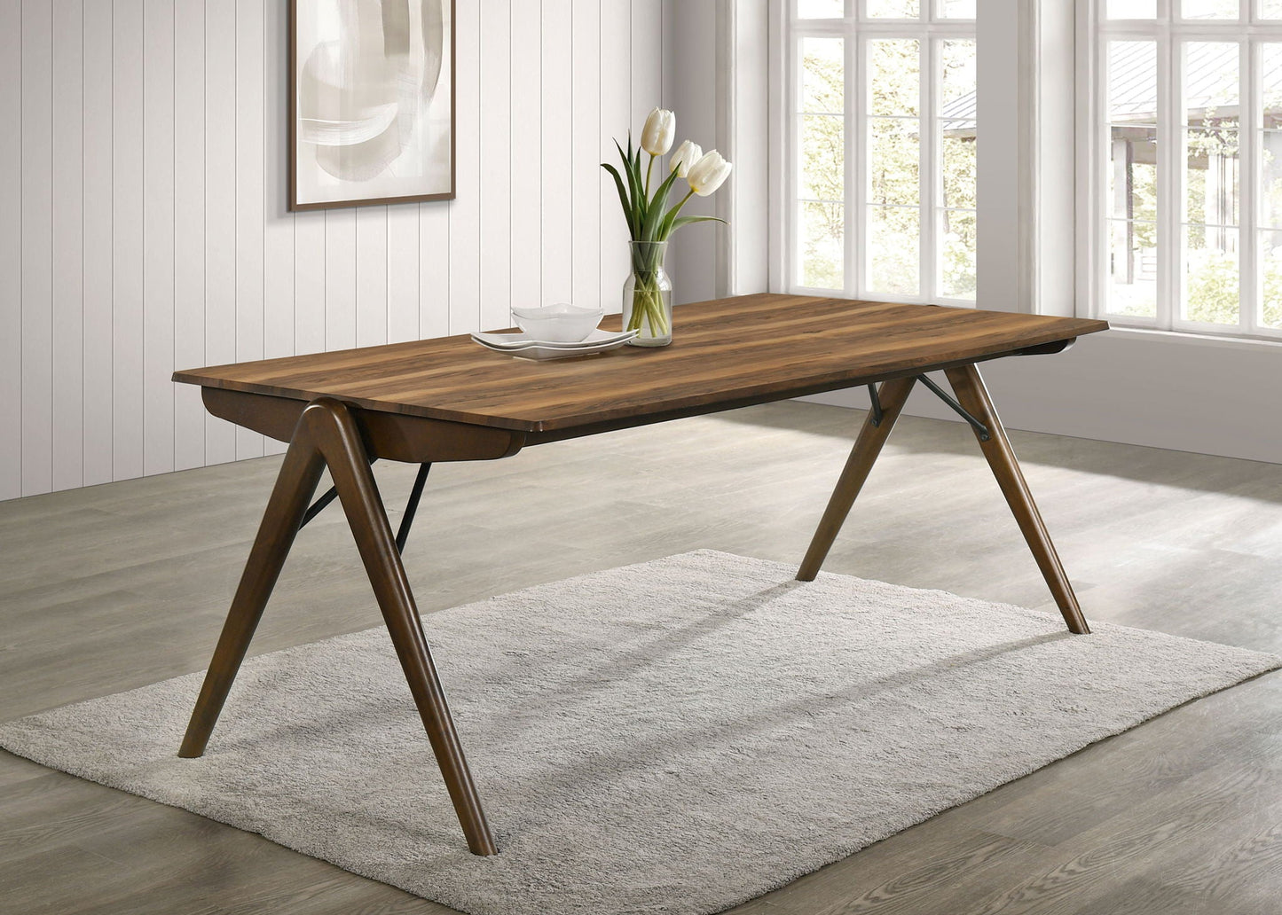 Randolph 82-inch Rectangular Dining Table Sheesham and Brown