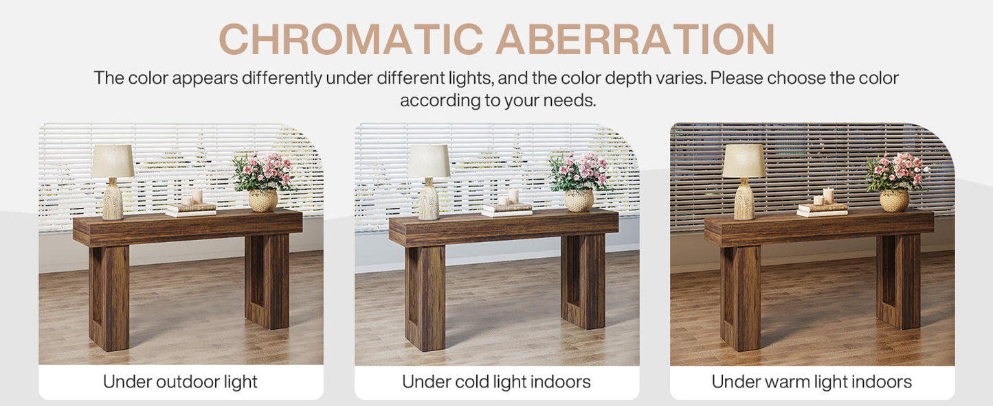 63" Long Farmhouse Console Table