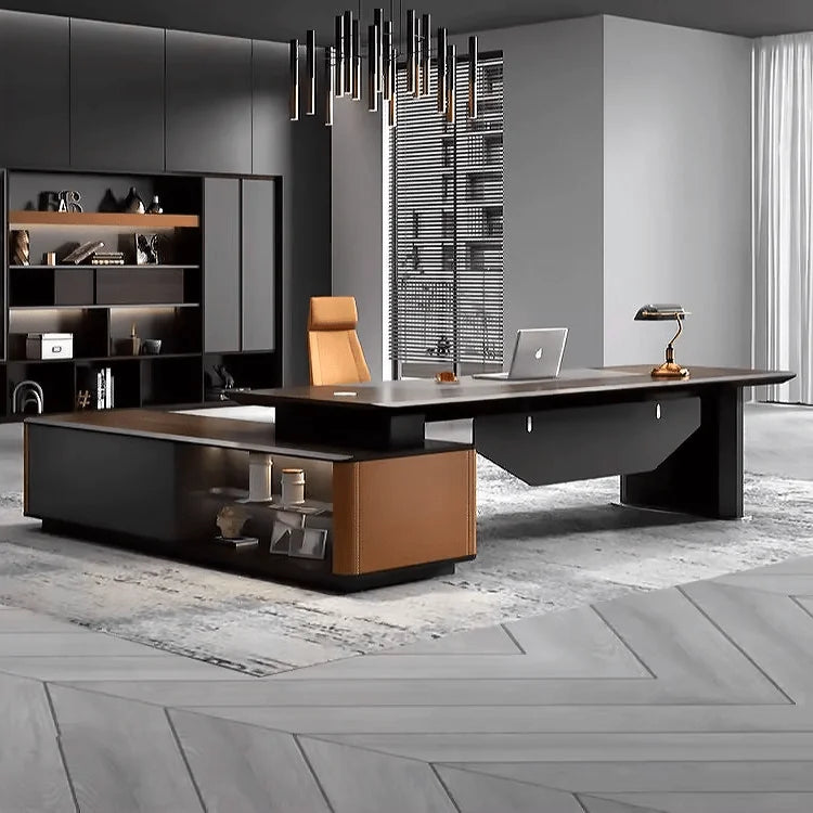 Kitley · Modern L-Shaped Executive Desk
