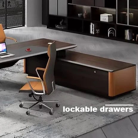 Kitley · Modern L-Shaped Executive Desk