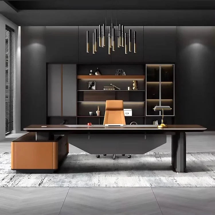 Kitley · Modern L-Shaped Executive Desk