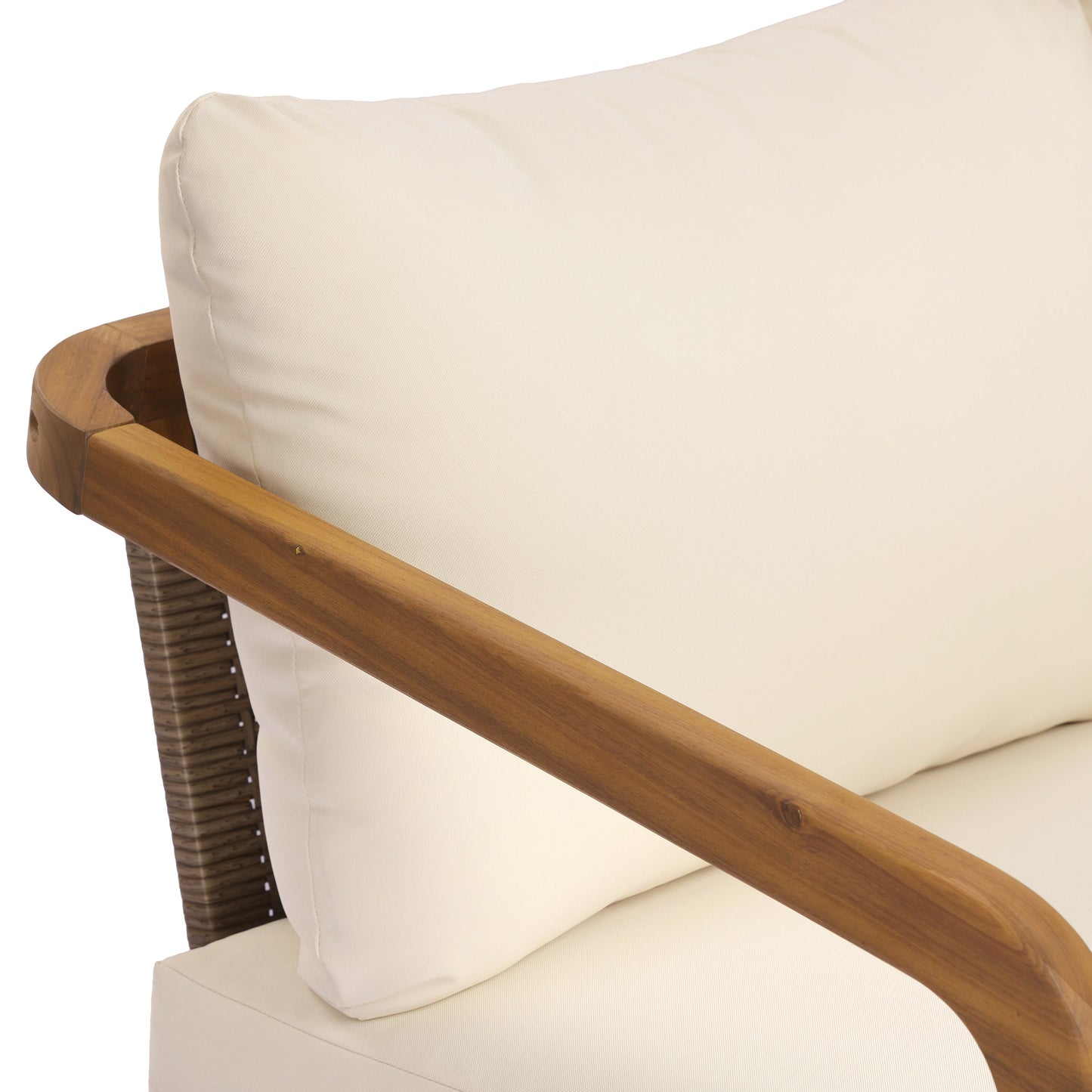 2-Piece Outdoor Loveseat & Coffee Table Set