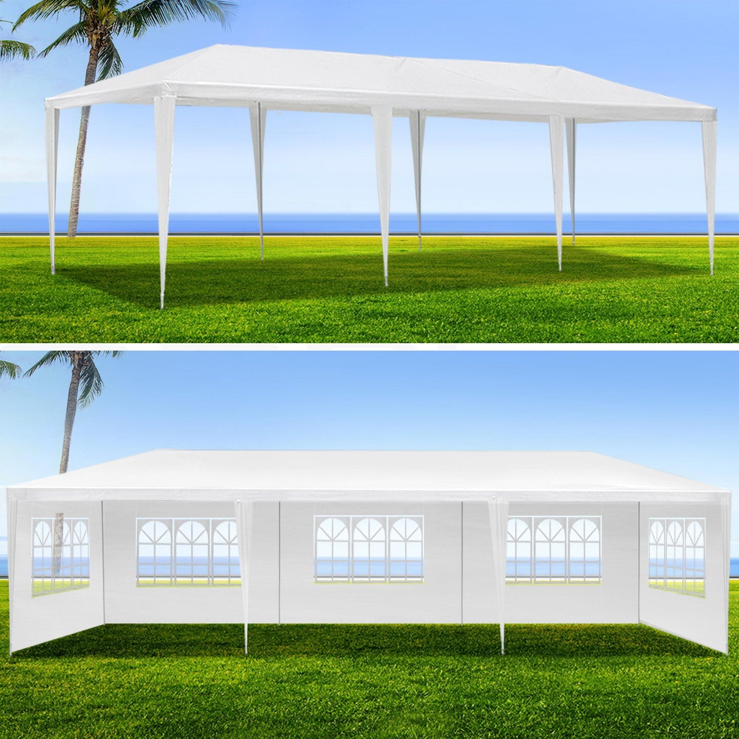 10x30' Outdoor Garden Gazebo Tent Canopy