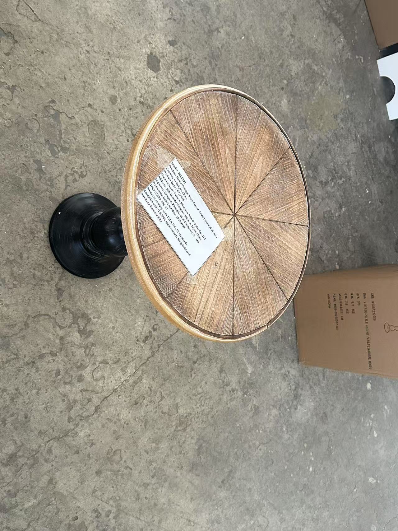 Wooden End Tables - Vintage French Country Accent Table
